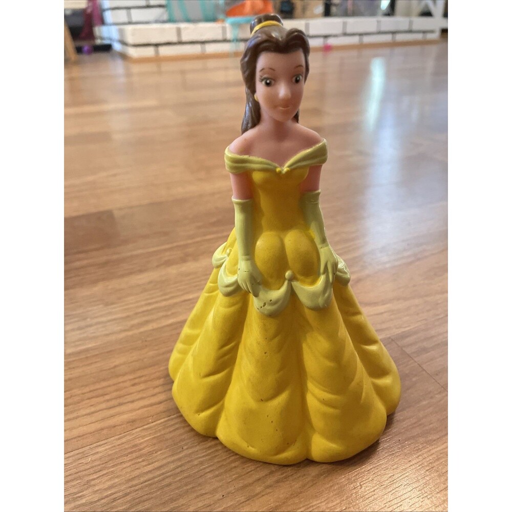 Vintage 1992 Pizza Hut Disney Beauty & The Beast 7"×5" Rubber Belle Doll Toy - Picture 3 of 10